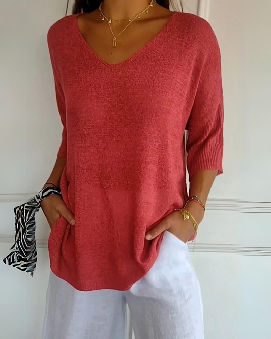 Elena | Breathable Cotton Top